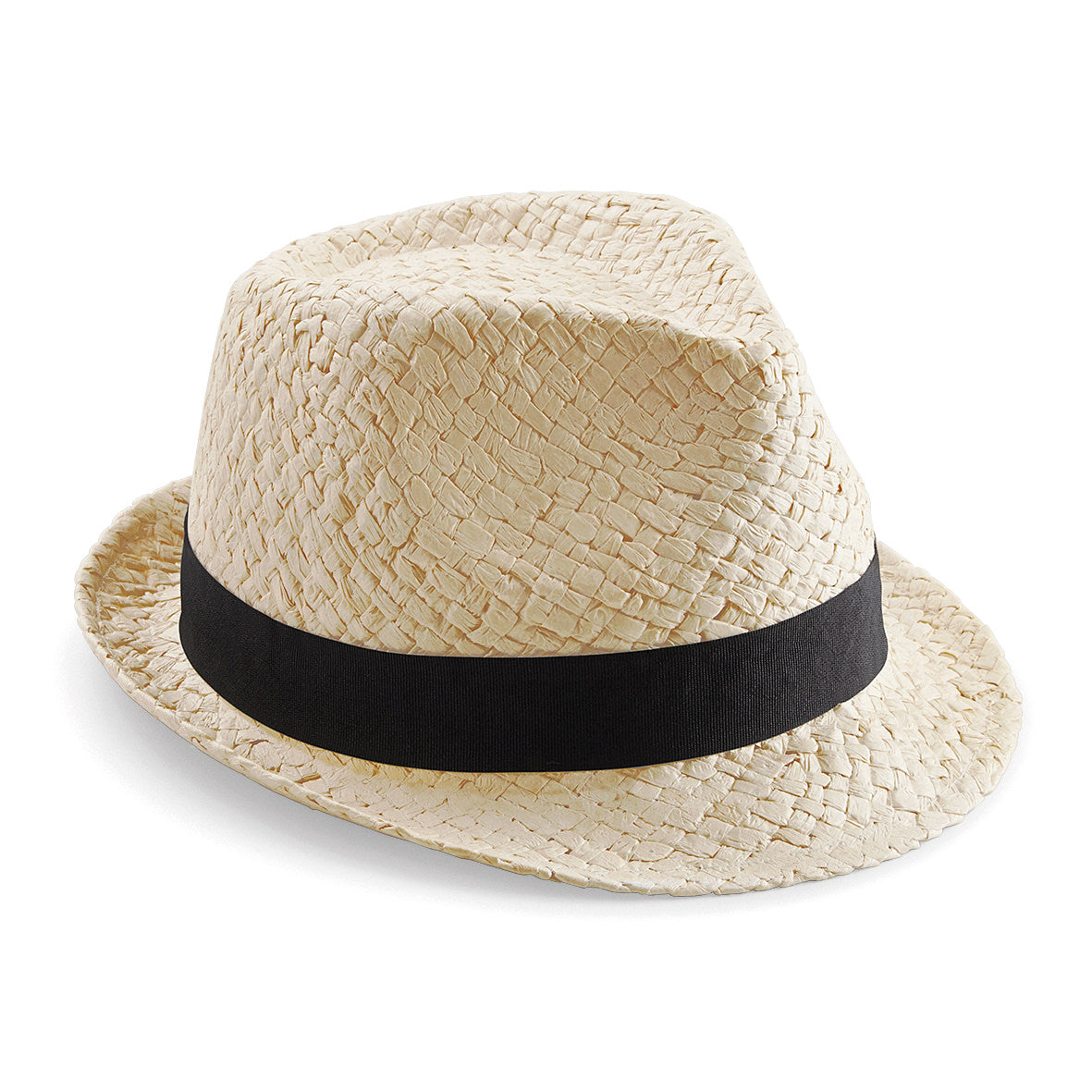 Beechfield Festival Trilby Hat Unisex Handmade TearAway Label 100% Polyester
