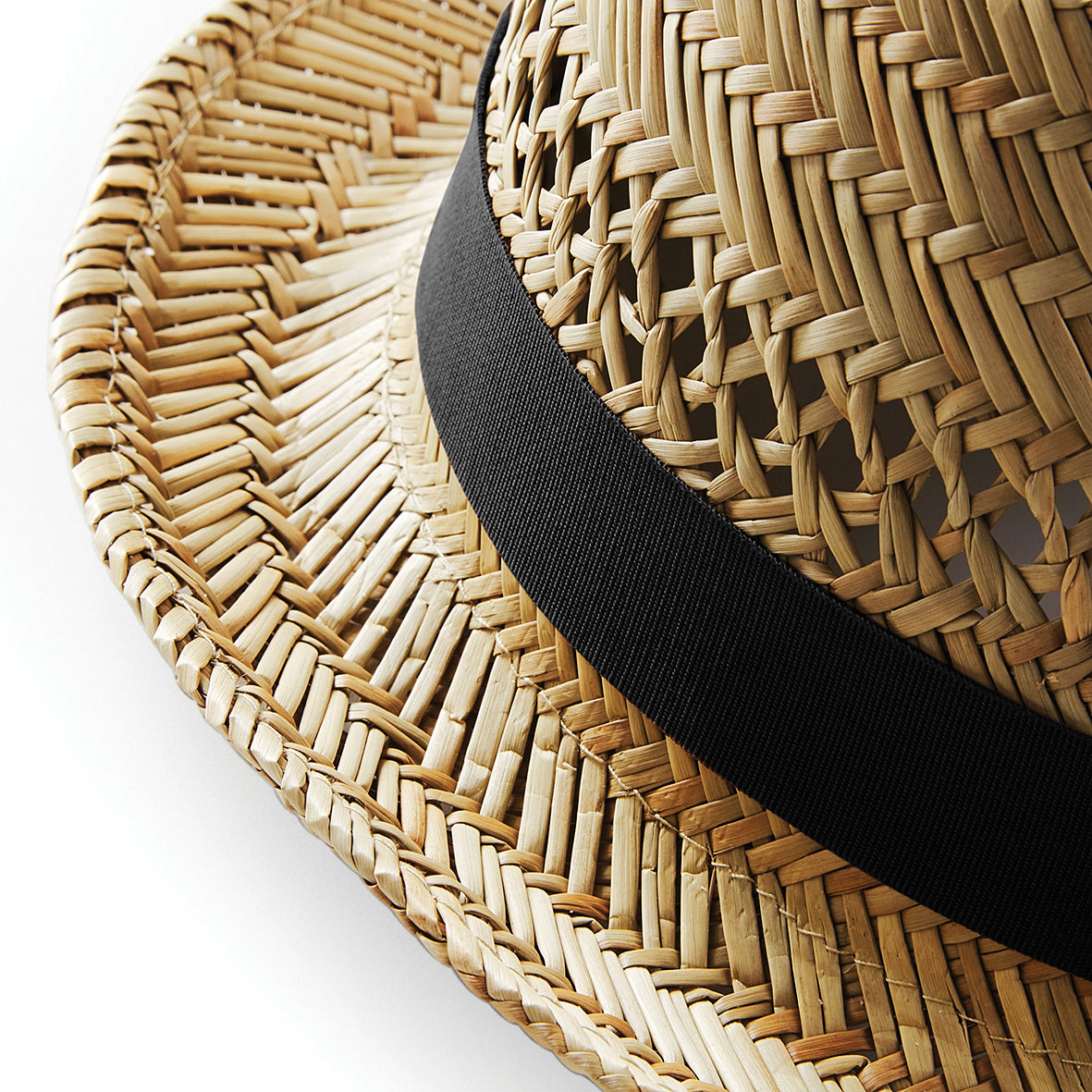 Beechfield Handmade Straw Summer Trilby Hat Unisex with TearAway Label