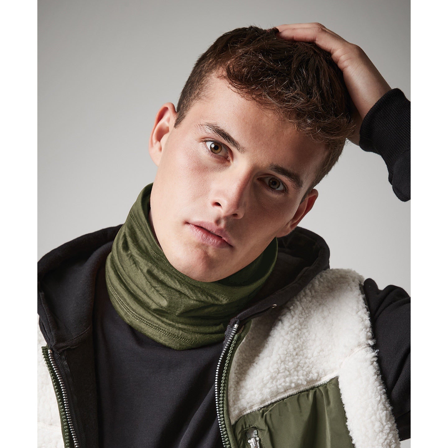 Beechfield Morf Merino Wool Neck Gaiter Breathable Antibacterial Quick-Dry