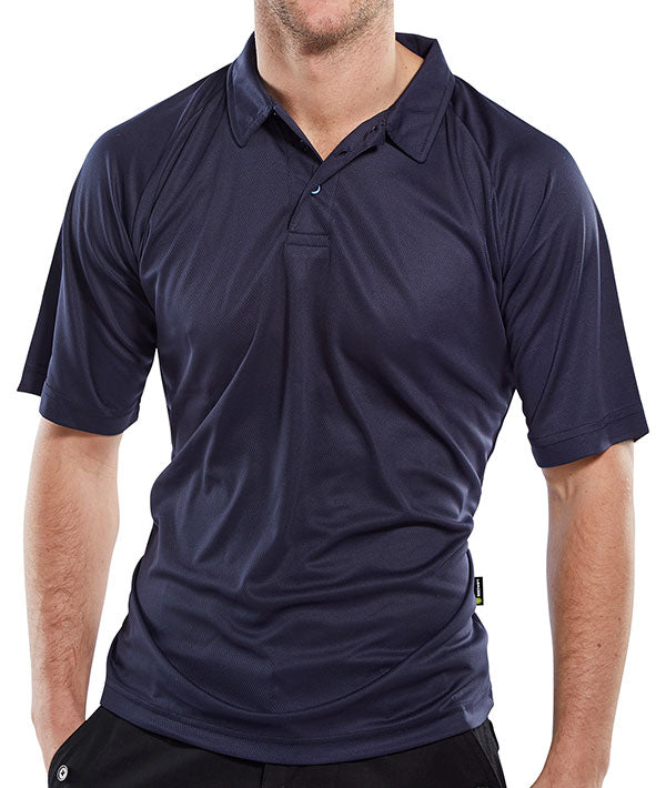 Beeswift B-Cool Polo Shirt 150gsm Polyester Moisture Wicking Anti-Perspiring