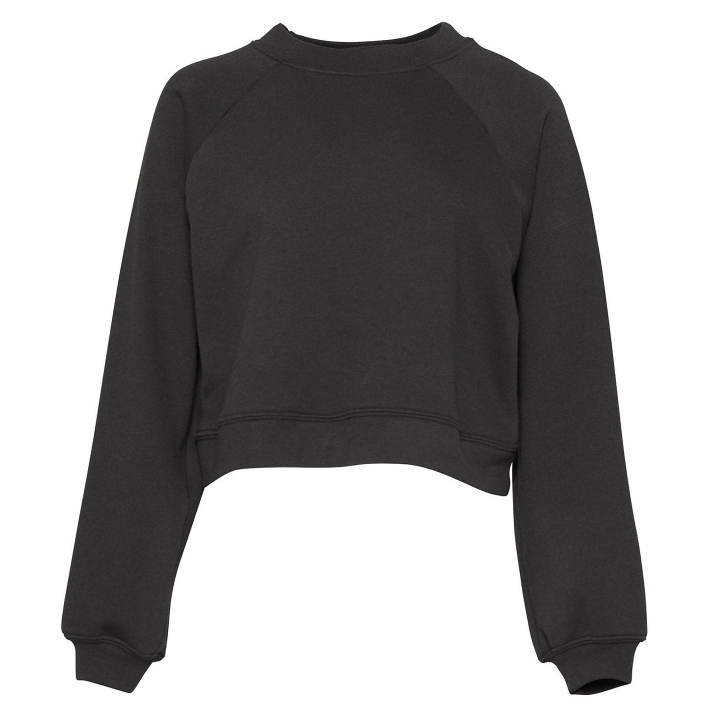 Bella Canvas Women's Raglan Pullover Fleece Soft Sponge Cotton Blend Top