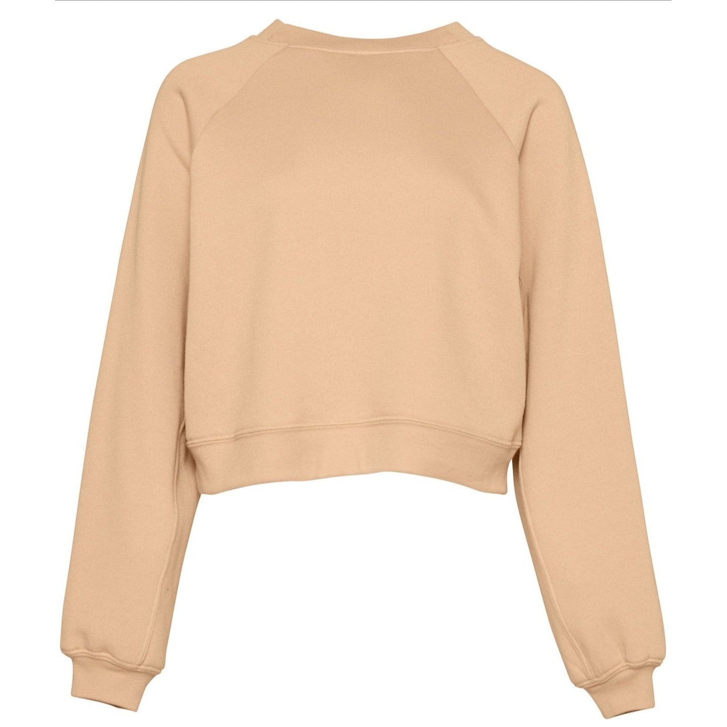 Bella Canvas Women's Raglan Pullover Fleece Soft Sponge Cotton Blend Top