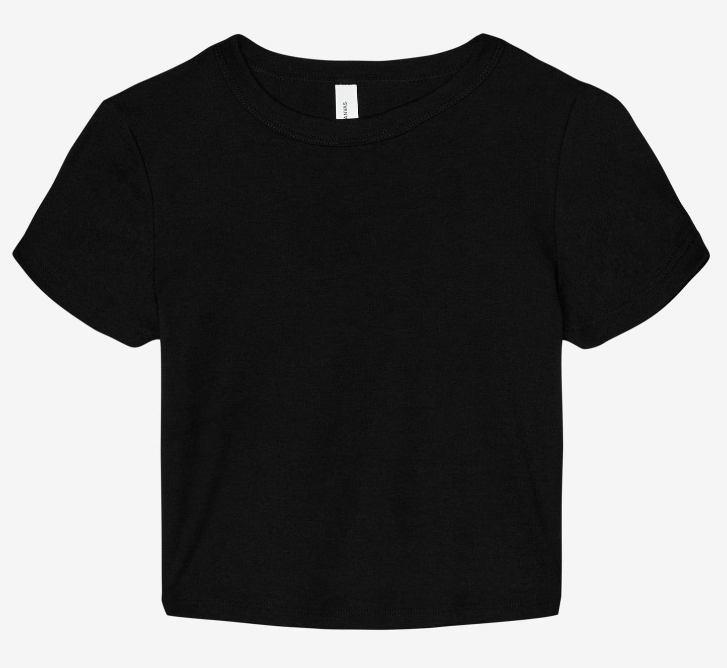 Bella Canvas Women's Micro Rib Baby T-Shirt Fitted Crew Neck Short Sleeve