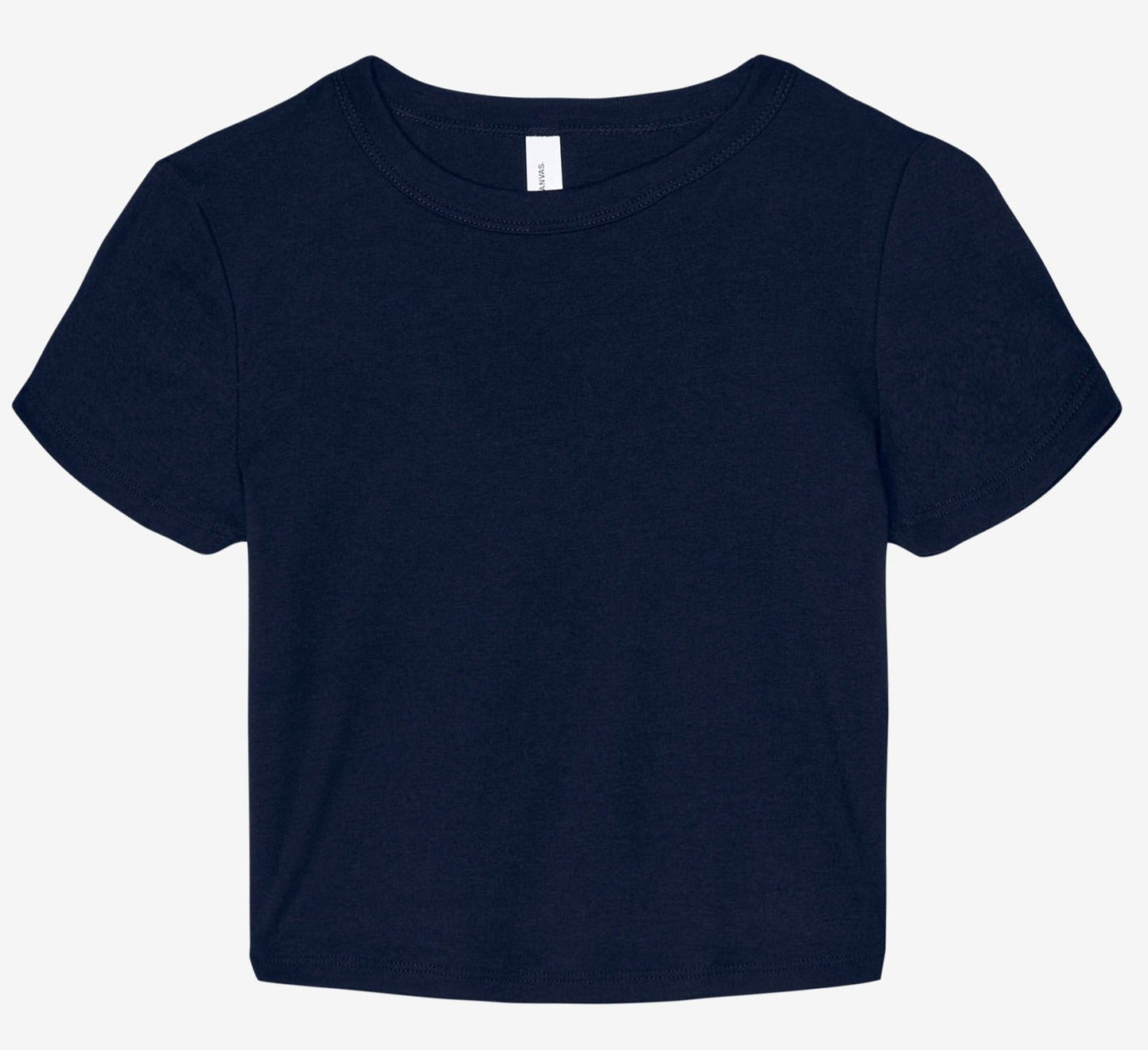 Bella Canvas Women's Micro Rib Baby T-Shirt Fitted Crew Neck Short Sleeve