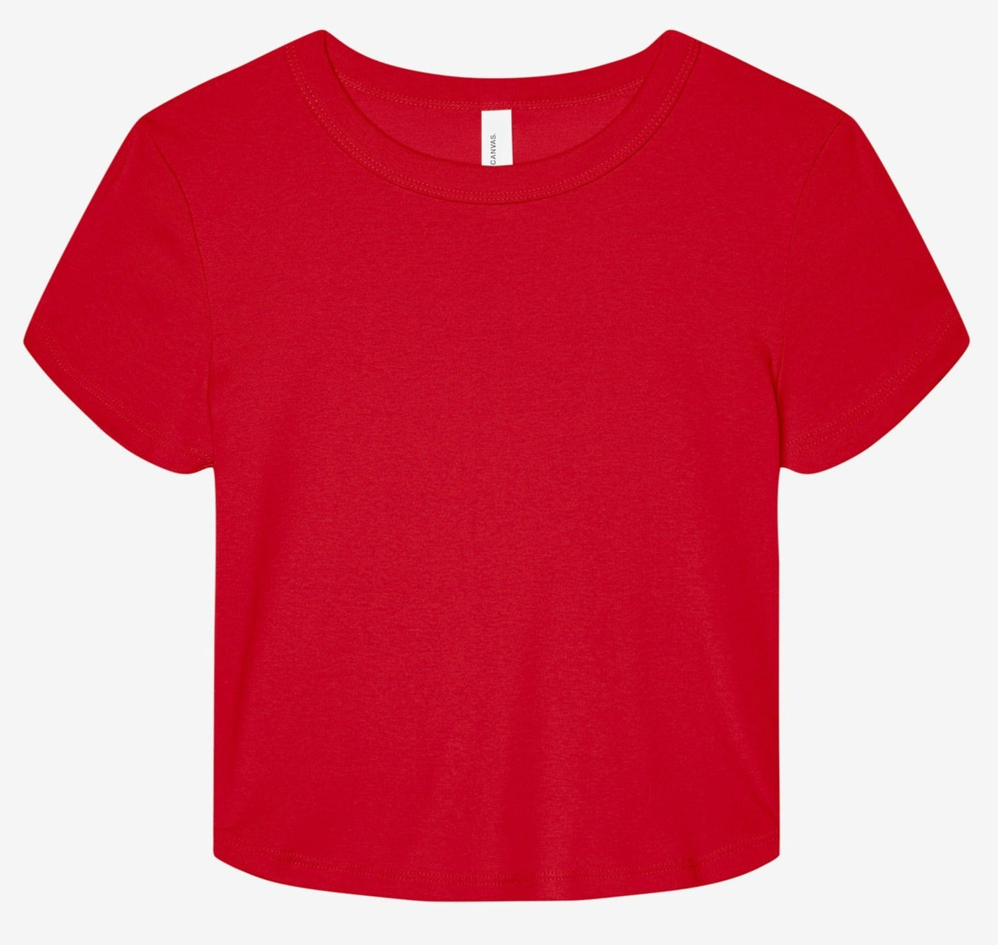 Bella Canvas Women's Micro Rib Baby T-Shirt Fitted Crew Neck Short Sleeve