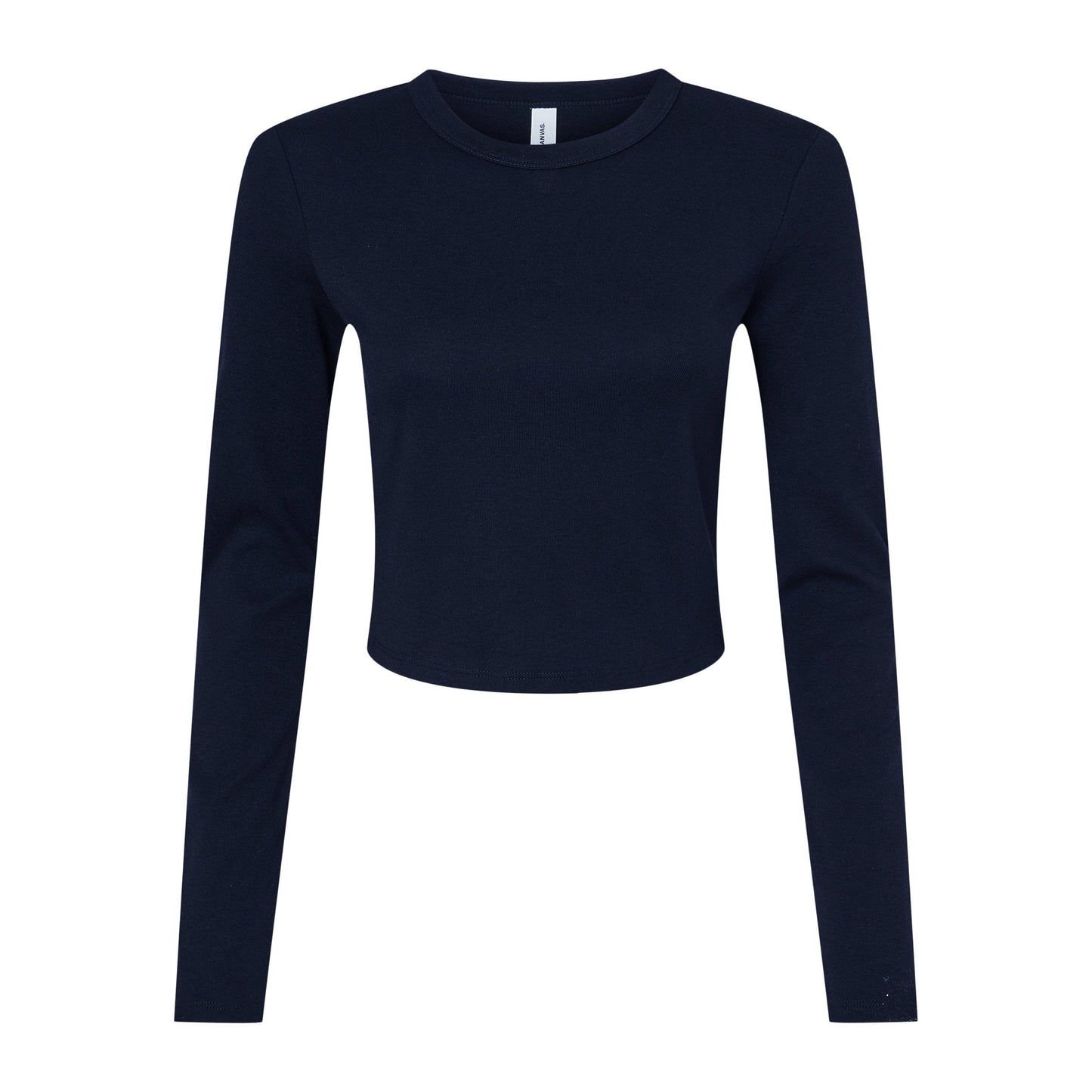 Bella Canvas Women's Micro Rib Long Sleeve T-Shirt Fitted Crew Neck XS-2XL