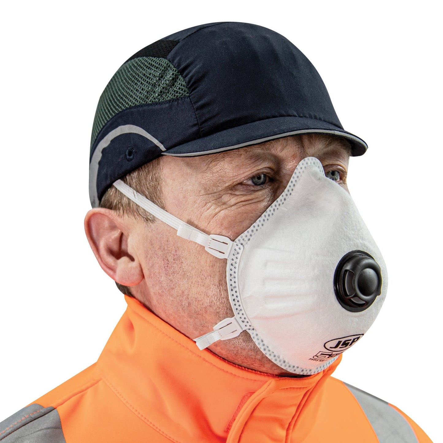 JSP Moulded FFP3 Valved Disposable Mask 532 Box of 5 with Comfort Foam