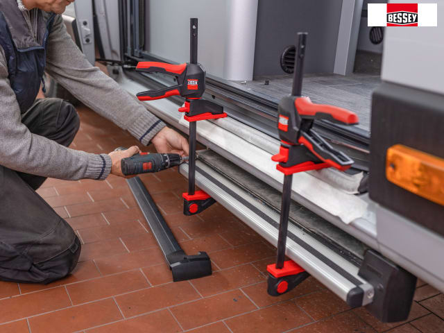 Bessey EZ360 One-Handed 360Â° Clamp 150mm Adjustable Handle 1400N Force