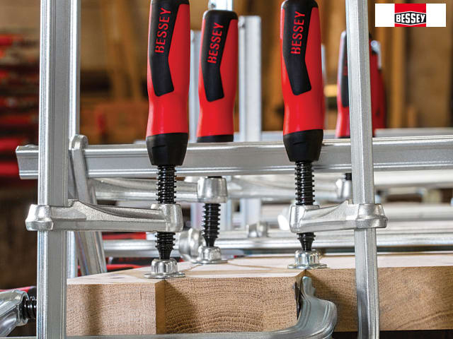 Bessey GZ16-2K All-Steel Screw Clamp 160mm Capacity Lightweight Durable Tool