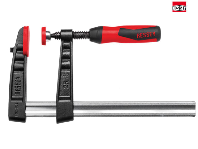 Bessey TG16-2K Malleable Cast Iron Screw Clamp 160mm Capacity Anti-Slip System