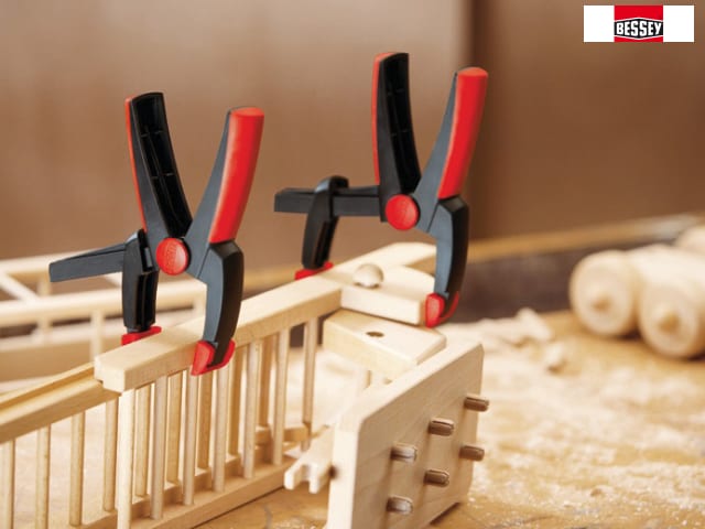 Bessey XV5-100 VarioClippix XV Spring Clamp 100mm Ergonomic Soft Grip