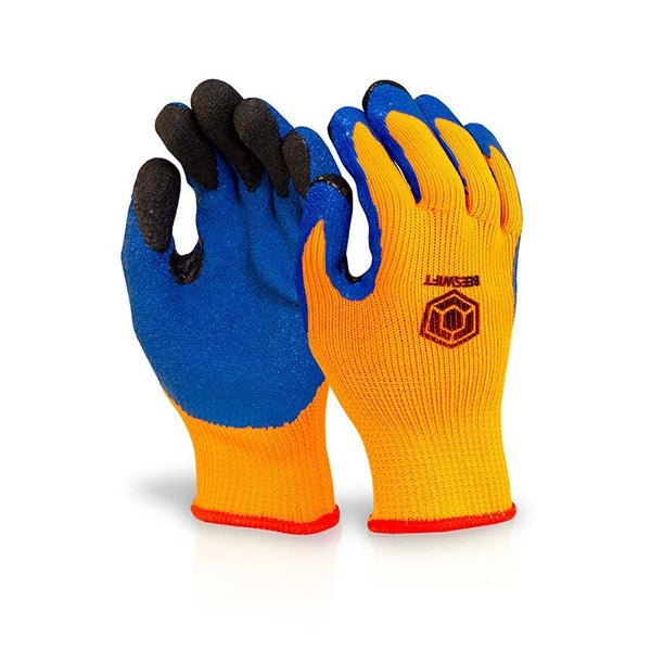Beeswift Latex Thermo-Star Fully Dipped Gloves for Cold Weather Protection