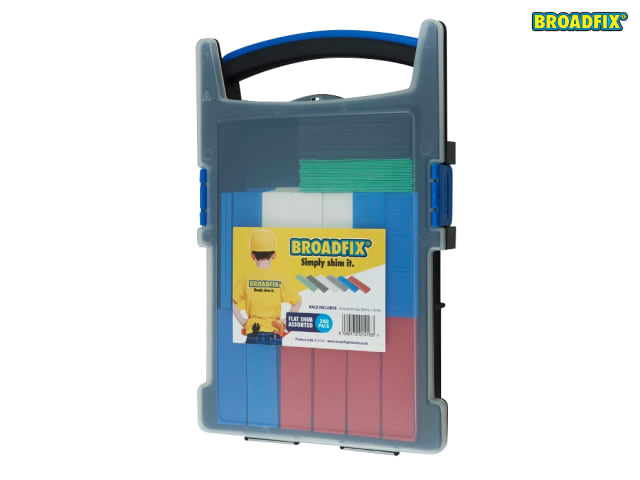 Broadfix Flat Packers Mixed Box of 240 Waterproof Recycled Plastic Shims
