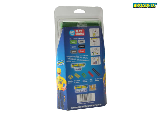 Broadfix Flat Packers Mixed Set 60 Pieces 100x28mm Waterproof Shim Pack