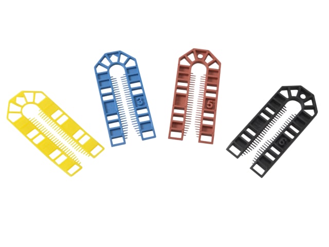 Broadfix U-Shim Mixed Pack of 60 - Waterproof, Recycled, Colour Coded
