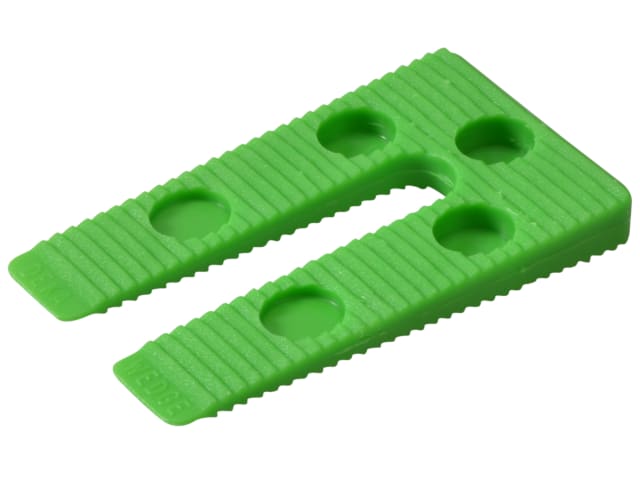 Broadfix Green Precision Wedges 100 Pack for Accurate Shimming and Leveling