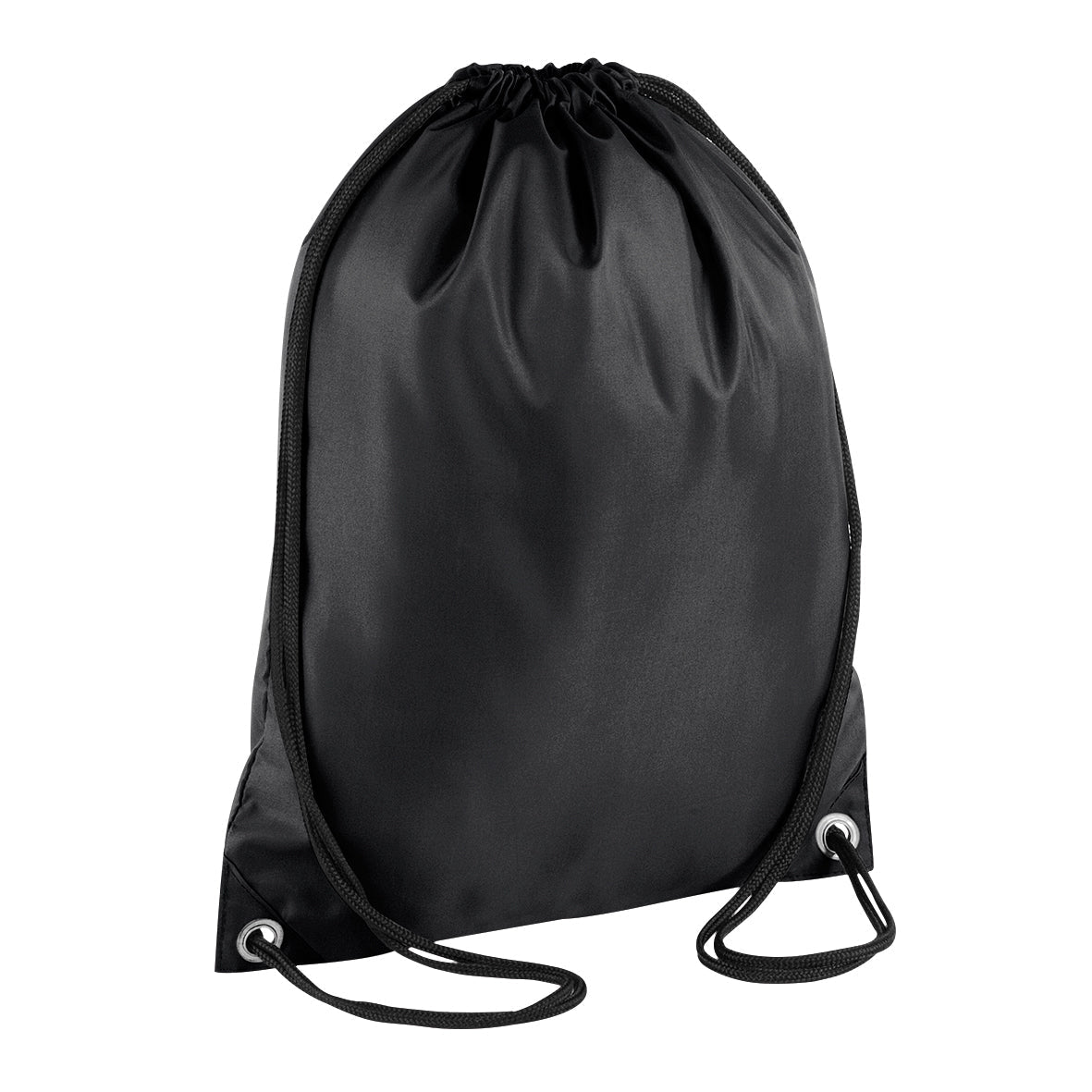 Bagbase Budget Gymsac Water-Resistant Fabric 11L Black Drawcord Multiple Colours