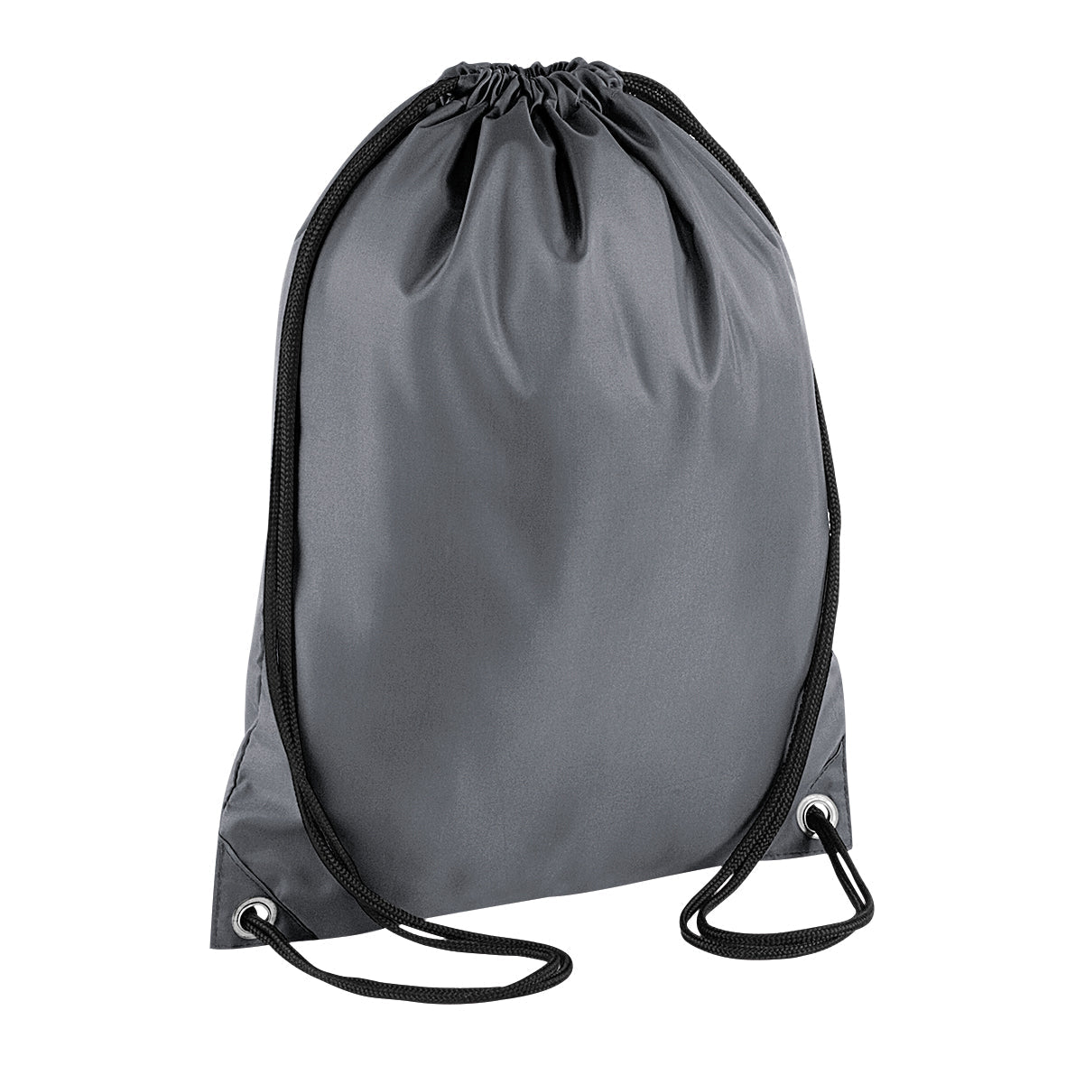 Bagbase Budget Gymsac Water-Resistant Fabric 11L Black Drawcord Multiple Colours