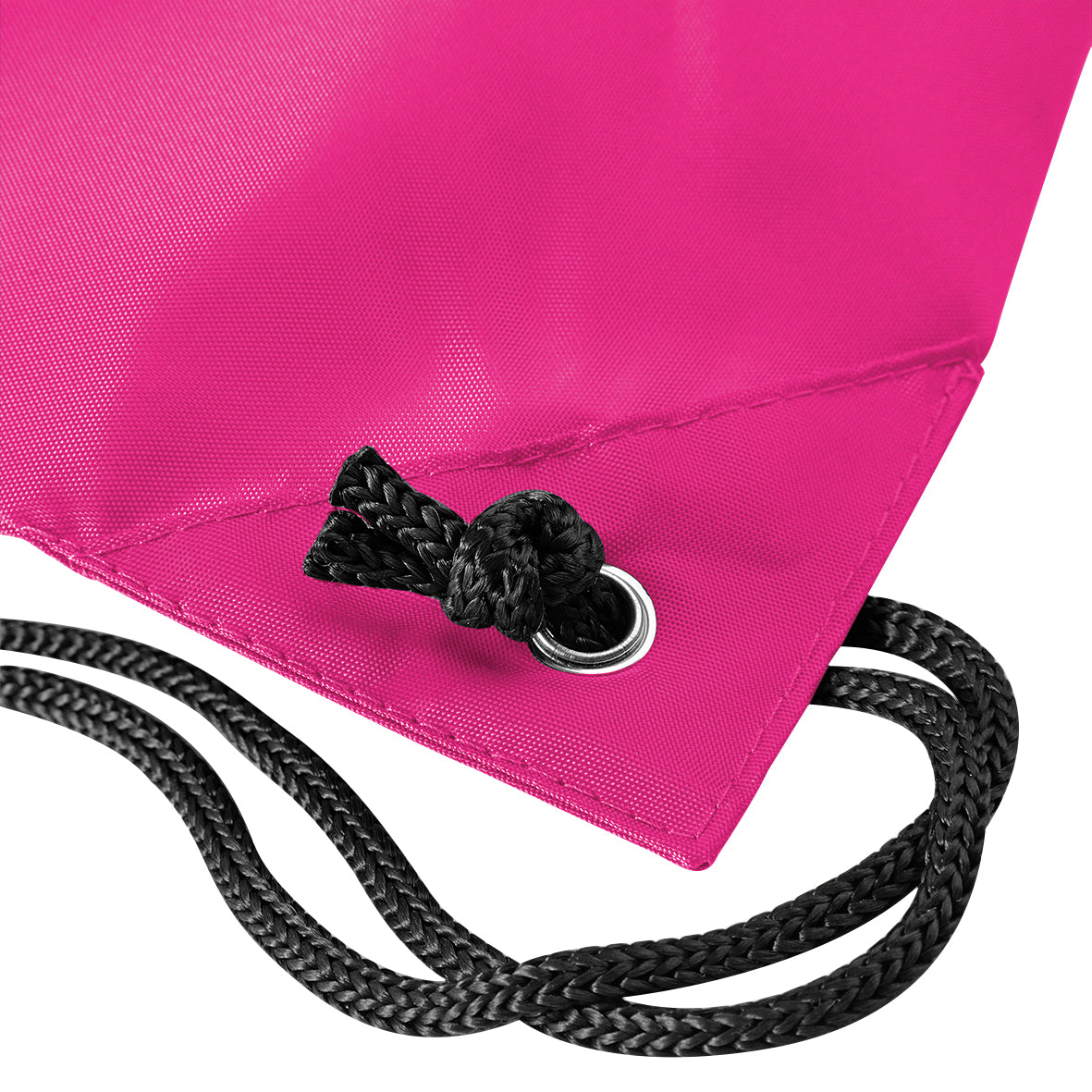 Bagbase Budget Gymsac Water-Resistant Fabric 11L Black Drawcord Multiple Colours