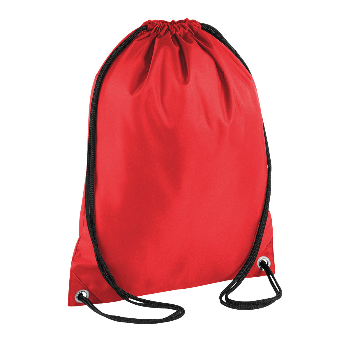 Bagbase Budget Gymsac Water-Resistant Fabric 11L Black Drawcord Multiple Colours