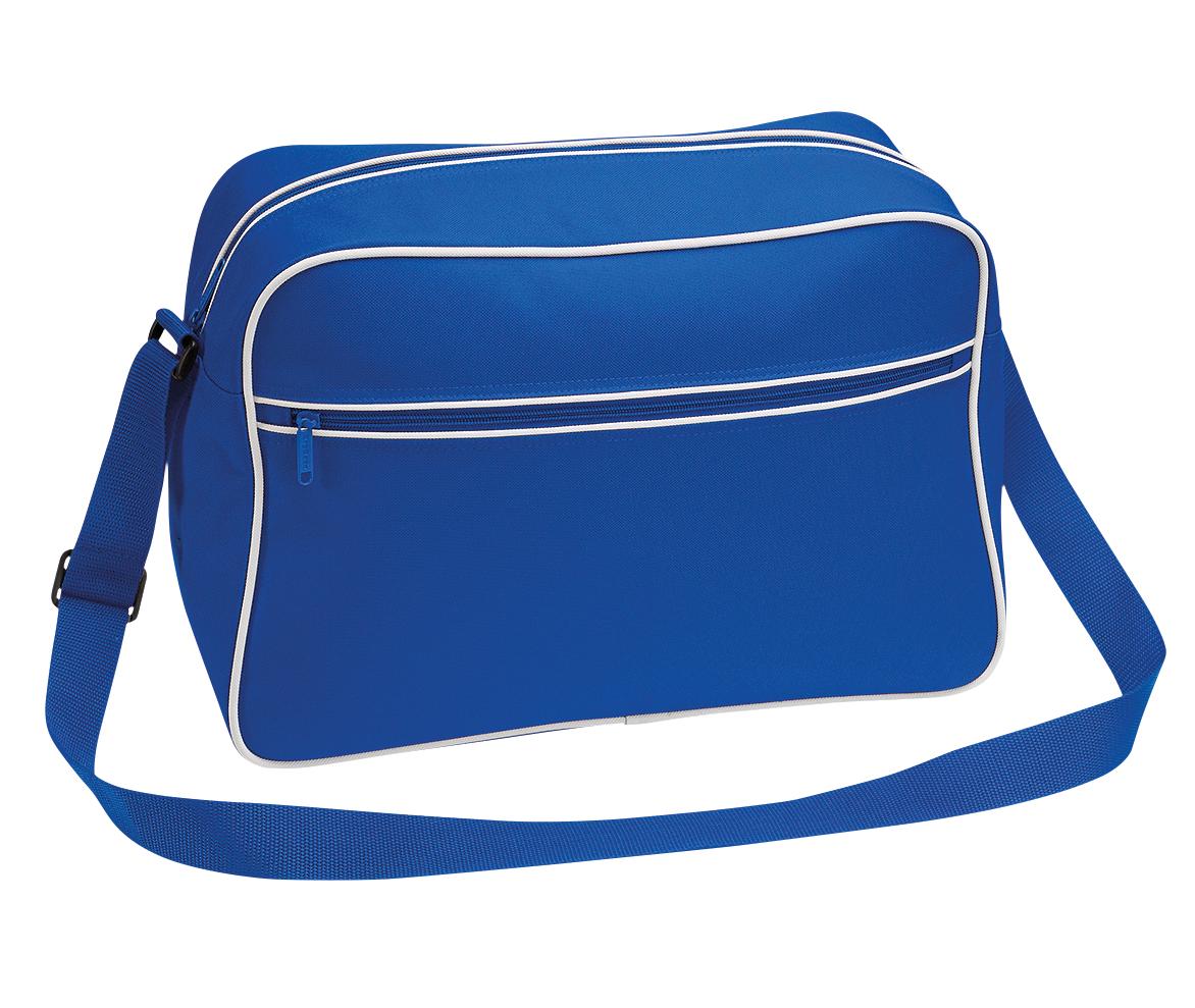 Bagbase Retro Shoulder Bag Adjustable Strap Zipped Pocket 18L Capacity