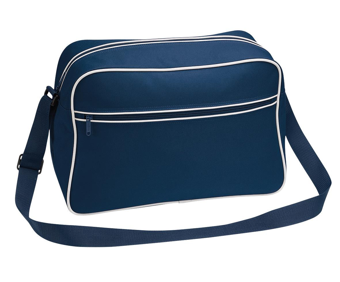 Bagbase Retro Shoulder Bag Adjustable Strap Zipped Pocket 18L Capacity