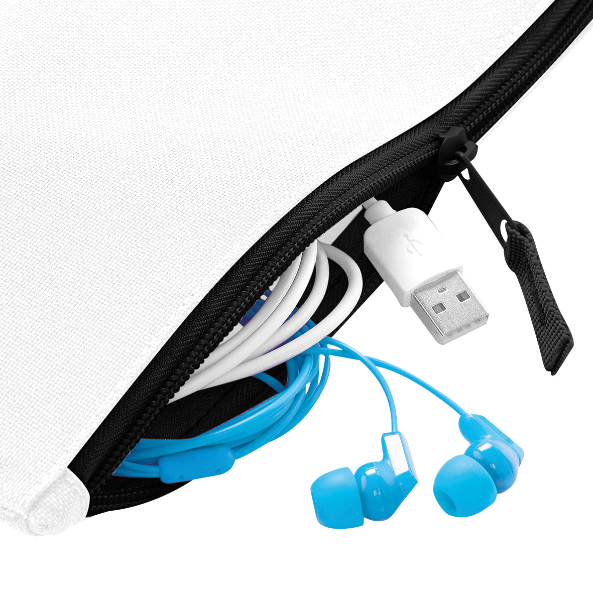 Bagbase Grab Pouch Zipped Tablet Case with TearAway Label 600D Polyester