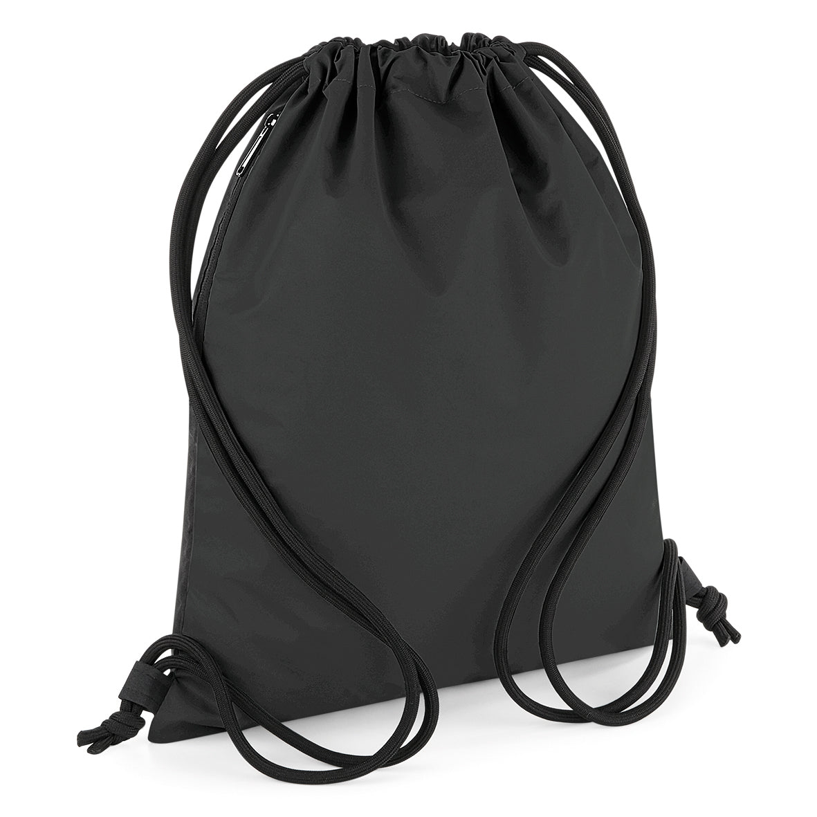 Bagbase Reflective Gymsac Lightweight Durable with Zippered Pocket 15L