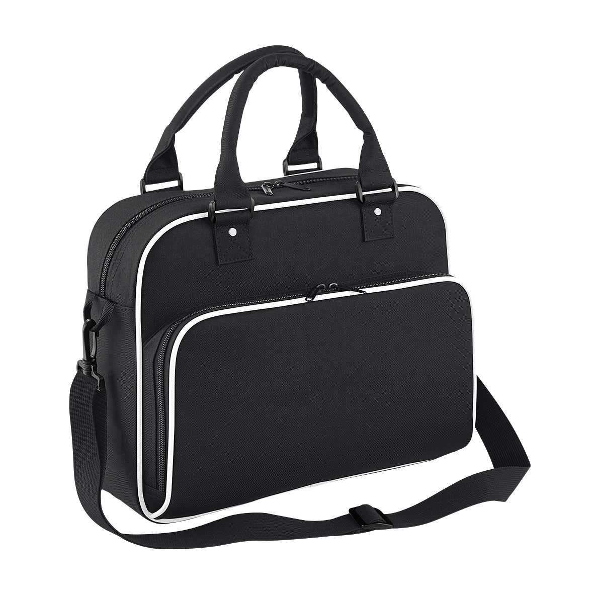 Bagbase Junior Dance Bag Retro Style Adjustable Strap Zippered Pockets 15L