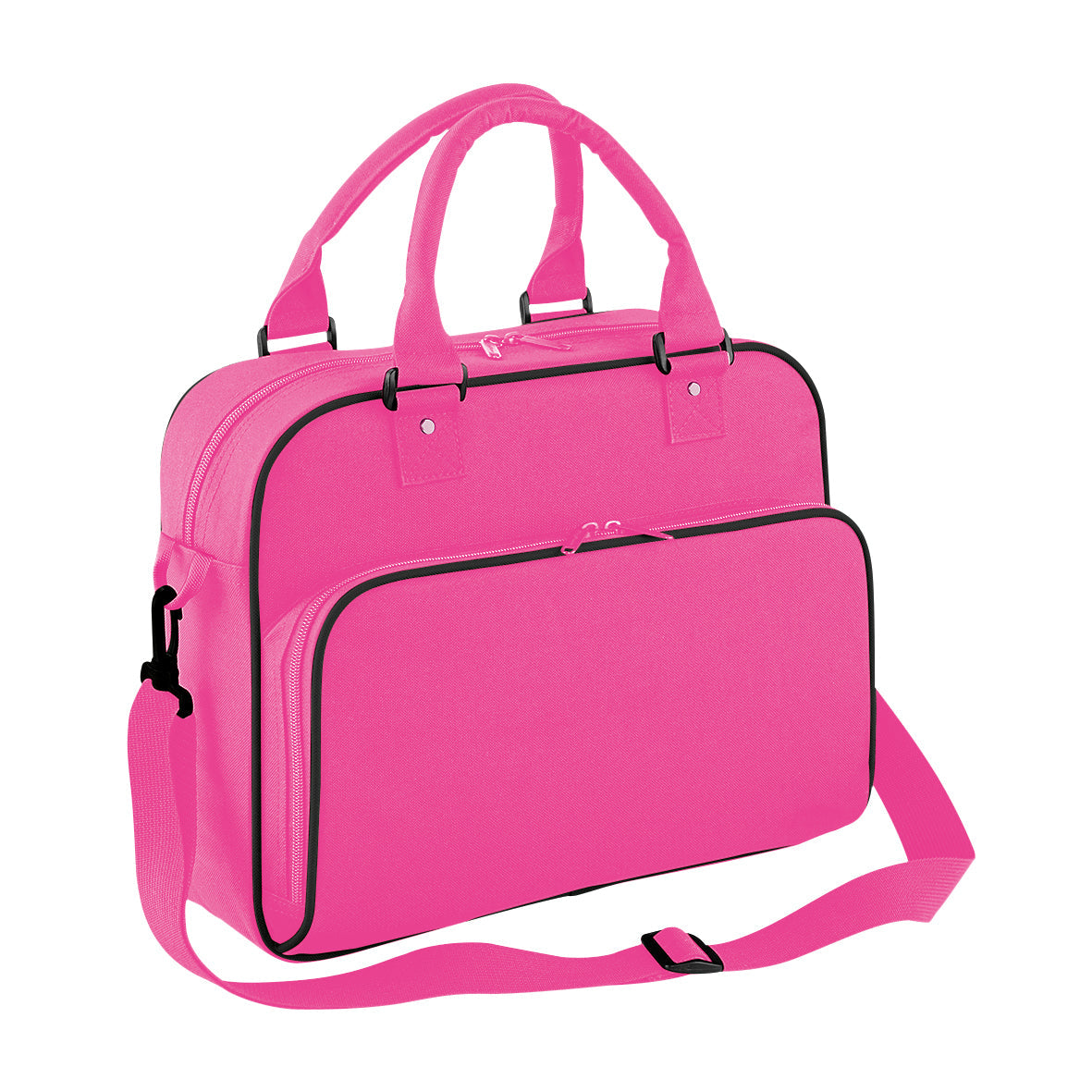 Bagbase Junior Dance Bag Retro Style Adjustable Strap Zippered Pockets 15L