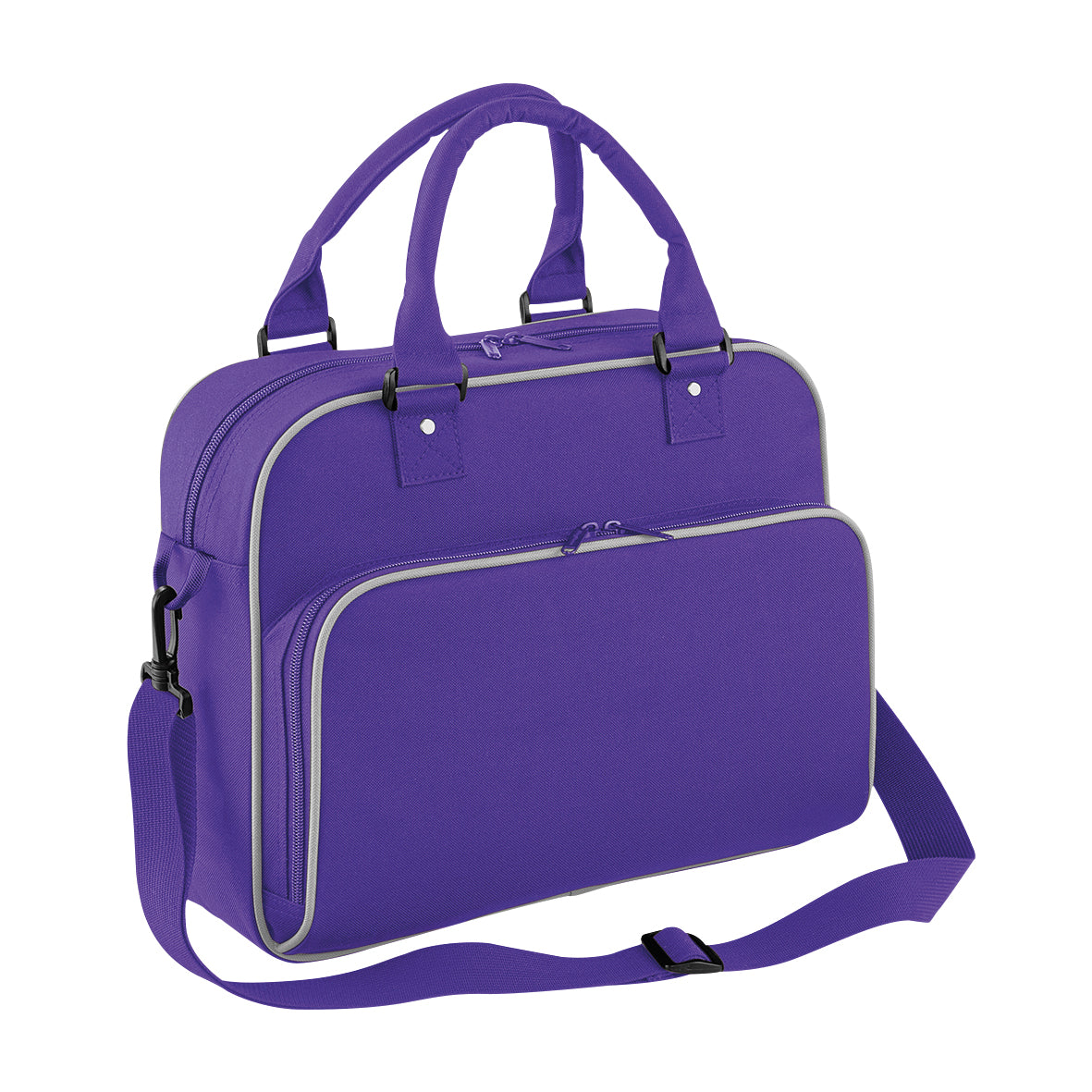 Bagbase Junior Dance Bag Retro Style Adjustable Strap Zippered Pockets 15L