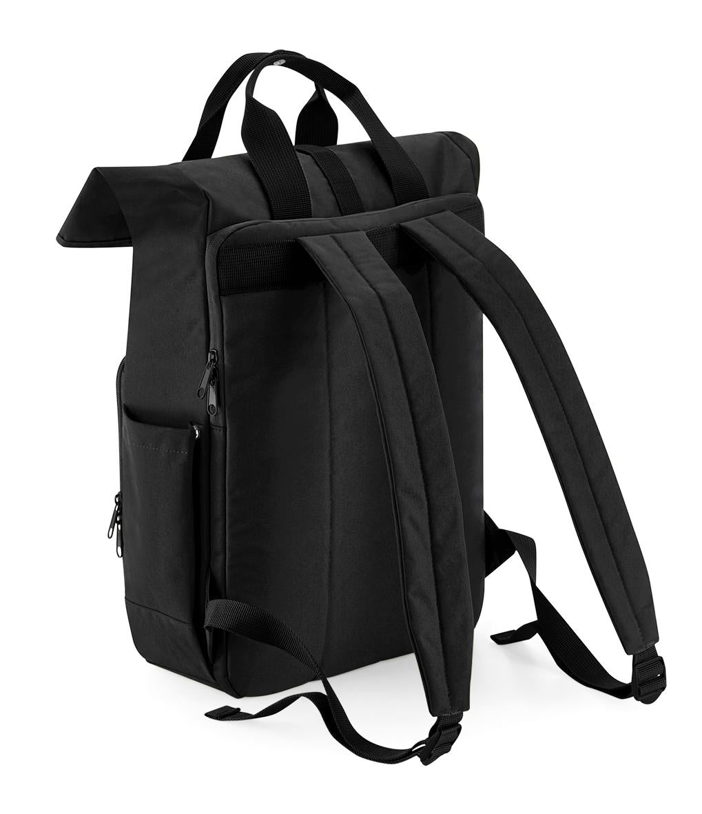 Bagbase Recycled Roll-Top Laptop Backpack 15.6" Eco-Friendly 100% rPET