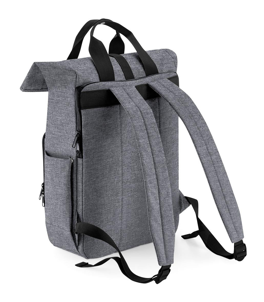 Bagbase Recycled Roll-Top Laptop Backpack 15.6" Eco-Friendly 100% rPET