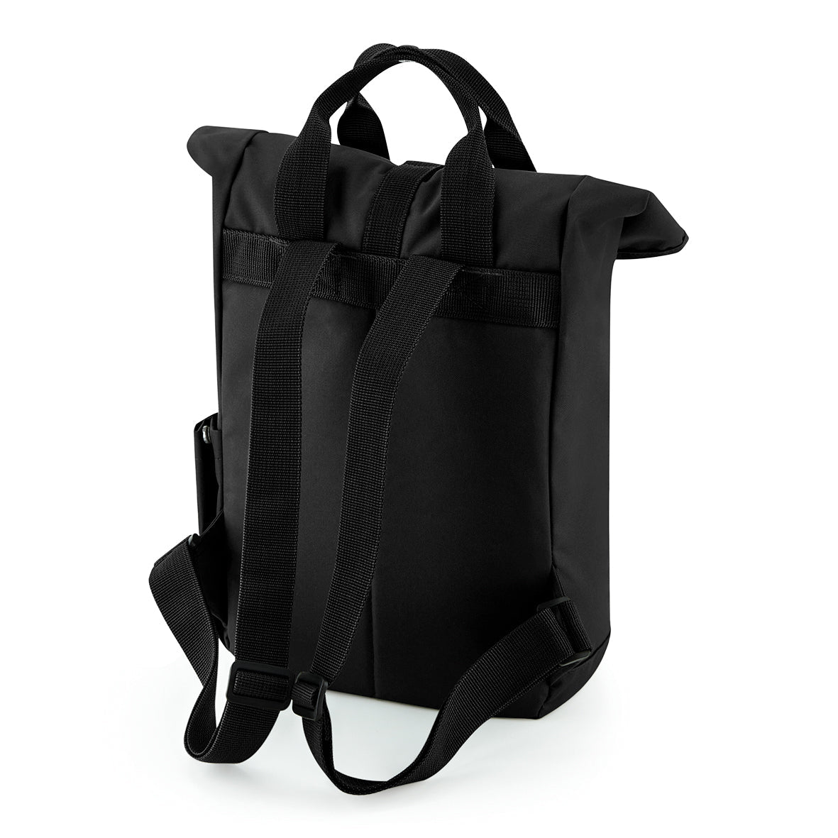 Bagbase Recycled Mini Roll-Top Backpack 9L with External Bottle Pocket