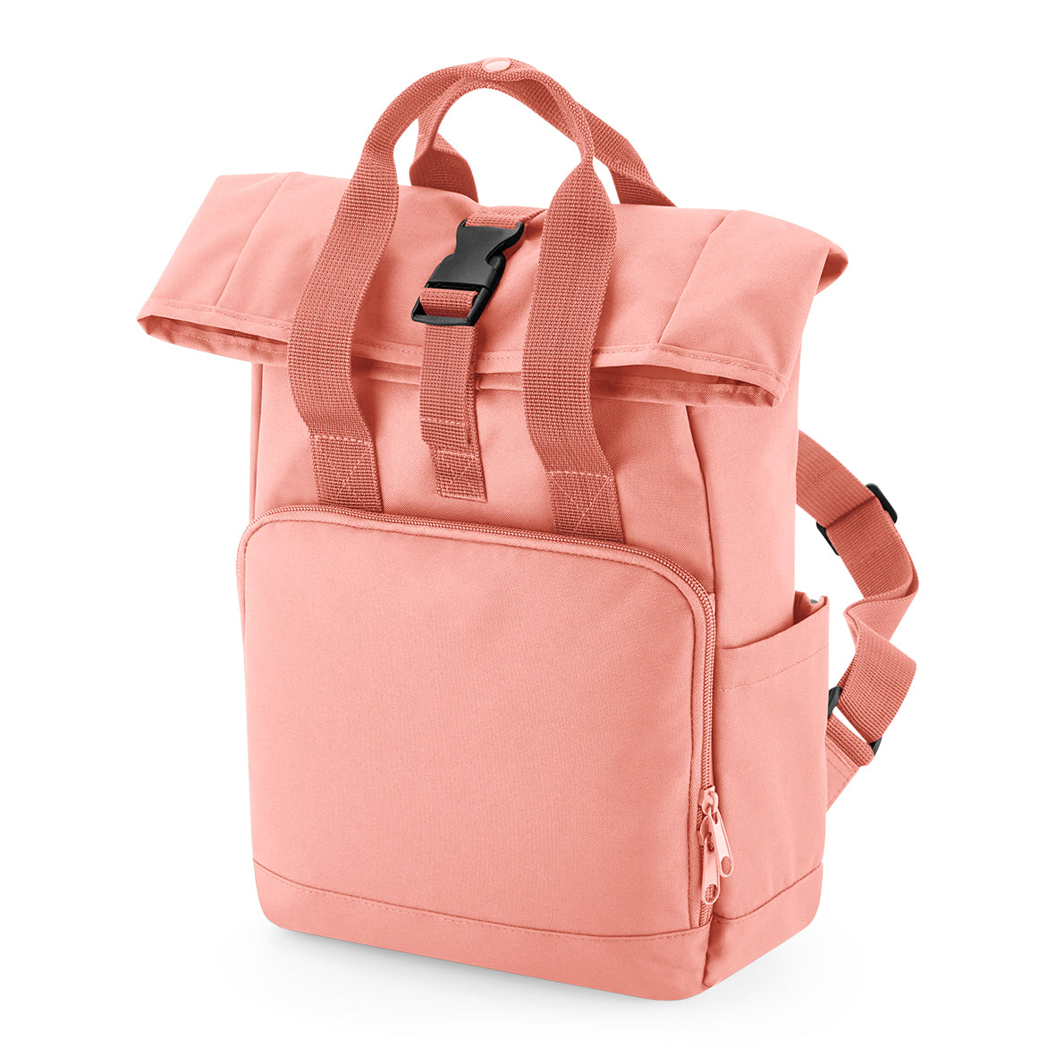 Bagbase Recycled Mini Roll-Top Backpack 9L with External Bottle Pocket