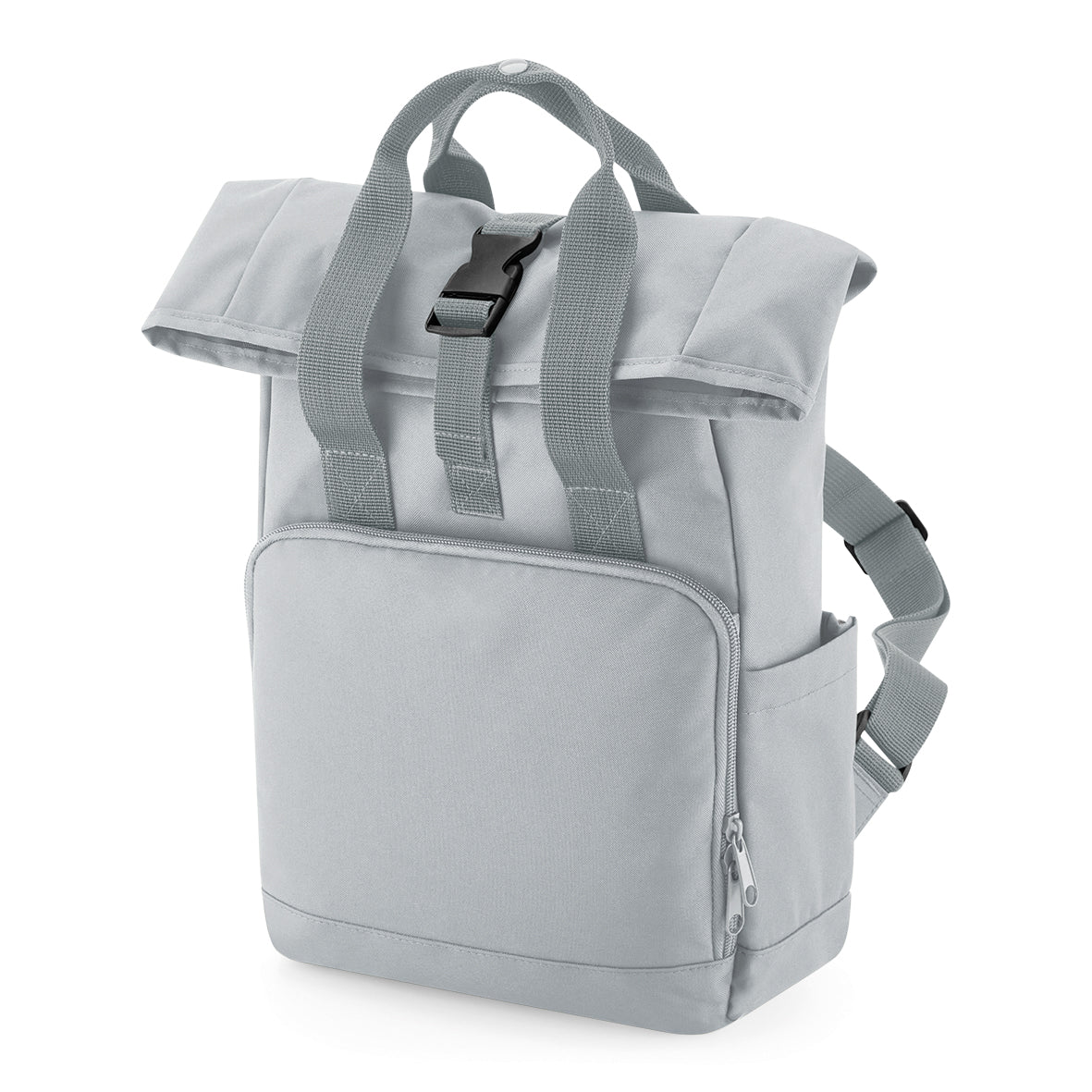 Bagbase Recycled Mini Roll-Top Backpack 9L with External Bottle Pocket