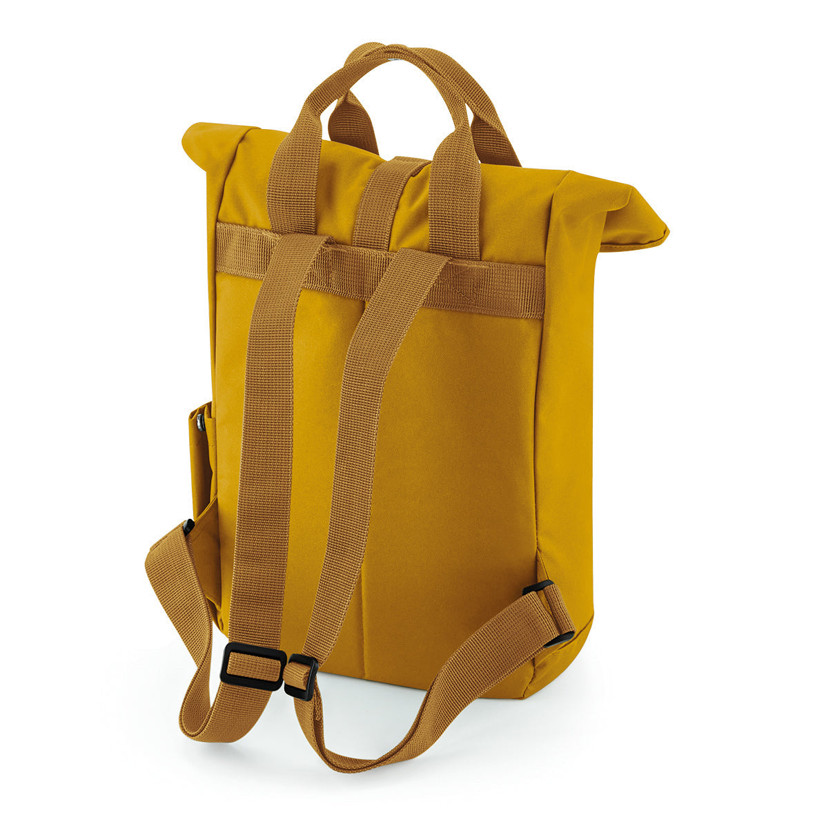 Bagbase Recycled Mini Roll-Top Backpack 9L with External Bottle Pocket