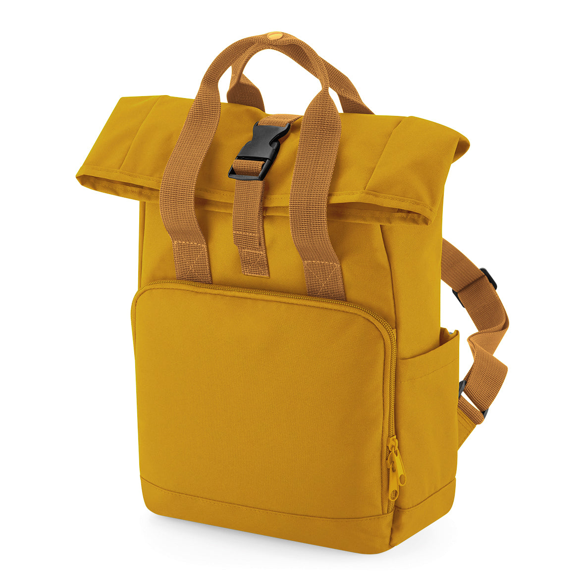 Bagbase Recycled Mini Roll-Top Backpack 9L with External Bottle Pocket