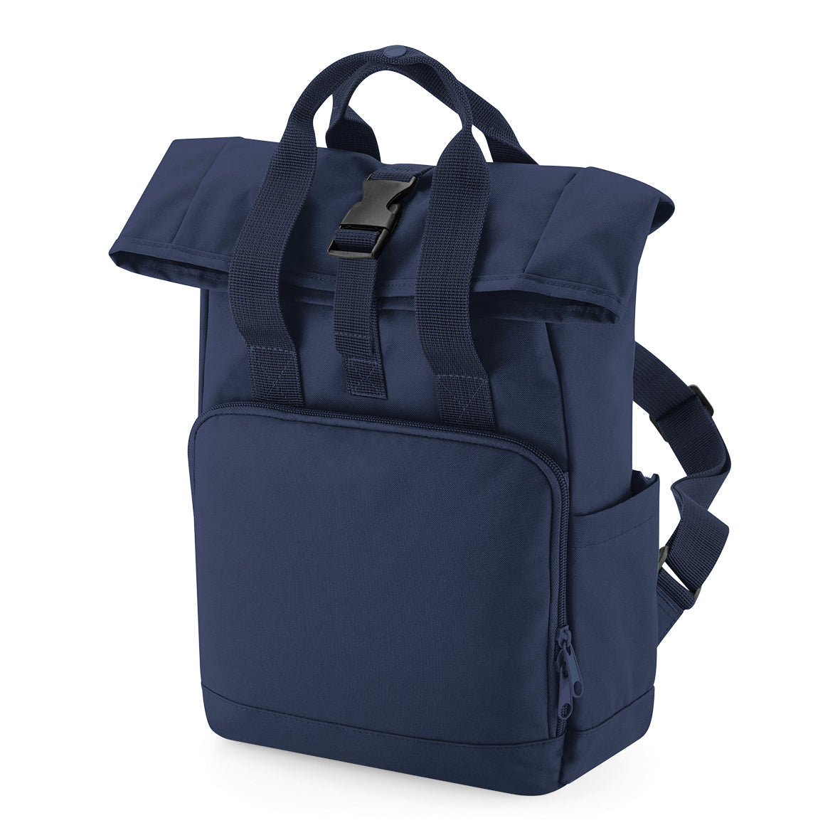 Bagbase Recycled Mini Roll-Top Backpack 9L with External Bottle Pocket