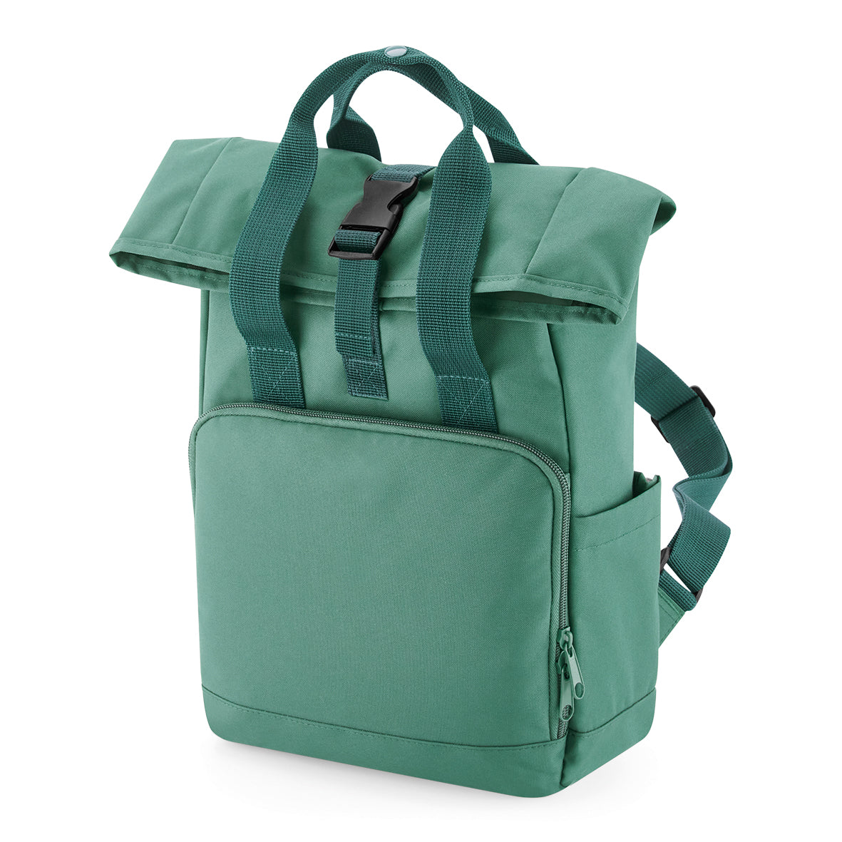 Bagbase Recycled Mini Roll-Top Backpack 9L with External Bottle Pocket