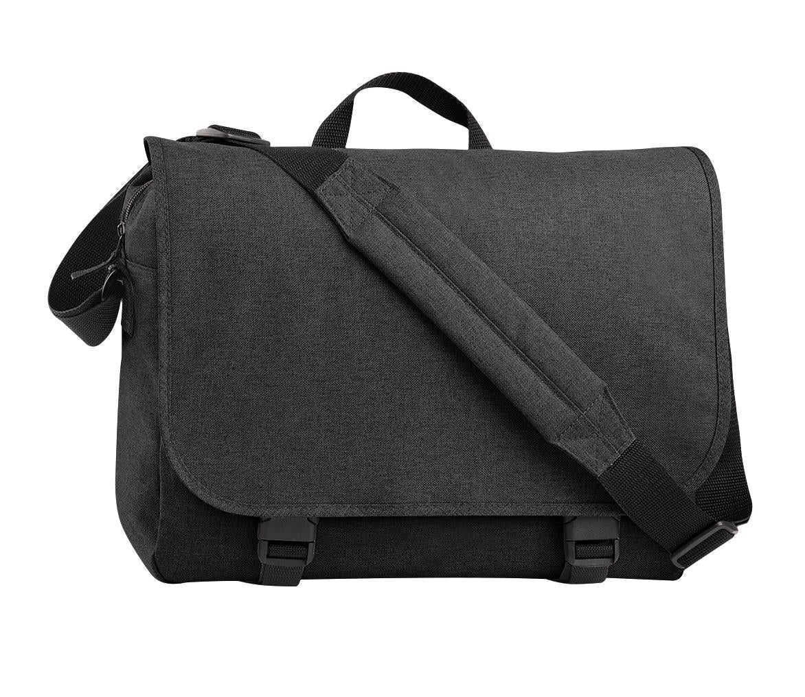Bagbase Two-Tone Digital Messenger Bag 15.6" Laptop Compatible Adjustable Strap