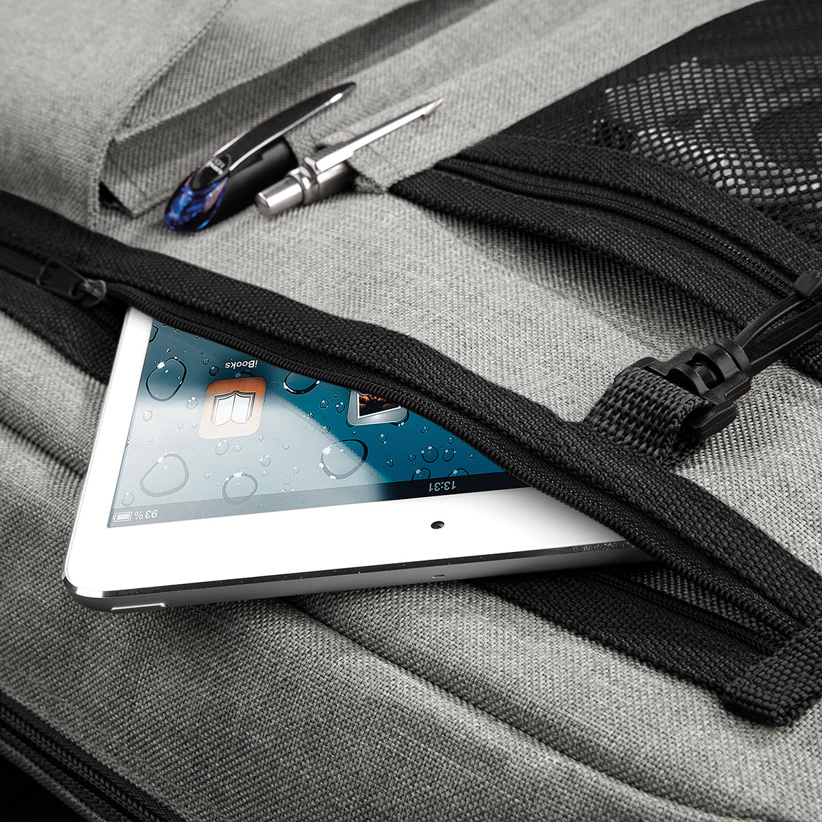 Bagbase Two-Tone Digital Messenger Bag 15.6" Laptop Compatible Adjustable Strap
