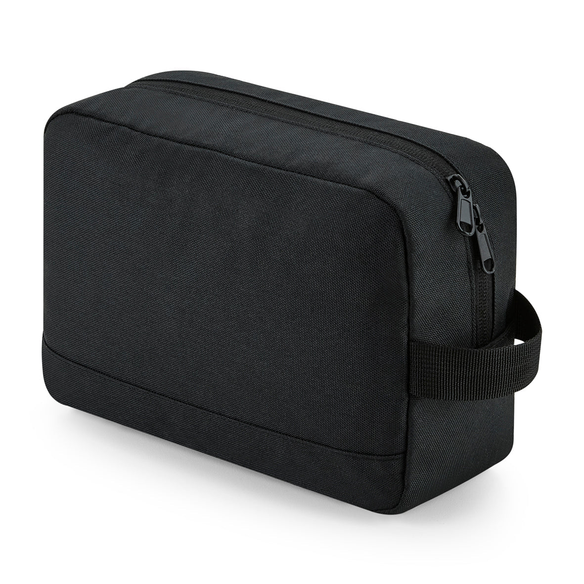 Bagbase Recycled Essentials Wash Bag 100% rPET PVC-Free Zipped Compartment