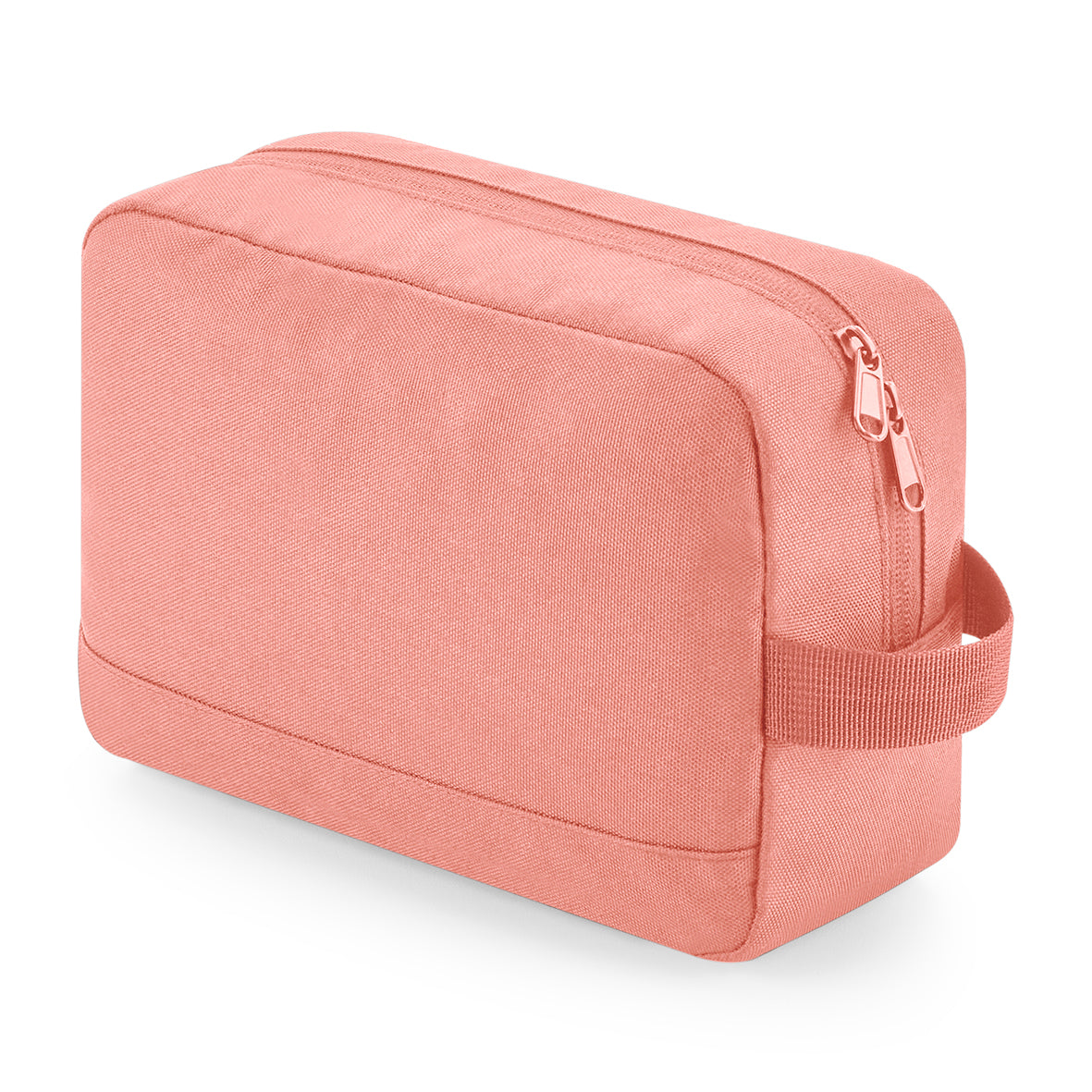 Bagbase Recycled Essentials Wash Bag 100% rPET PVC-Free Zipped Compartment