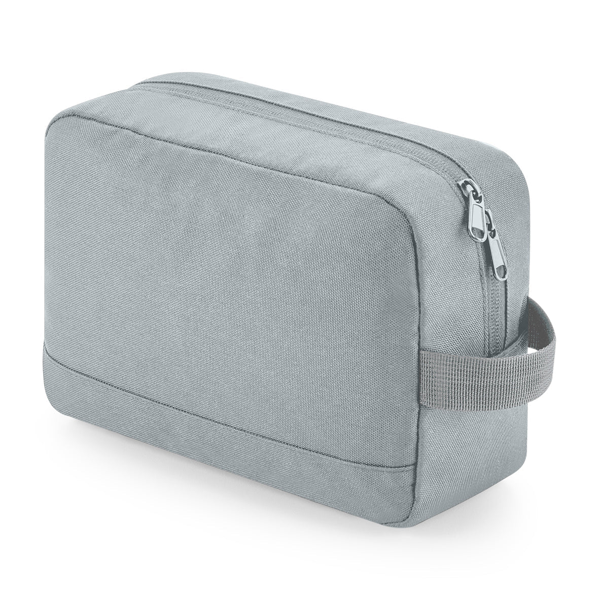 Bagbase Recycled Essentials Wash Bag 100% rPET PVC-Free Zipped Compartment