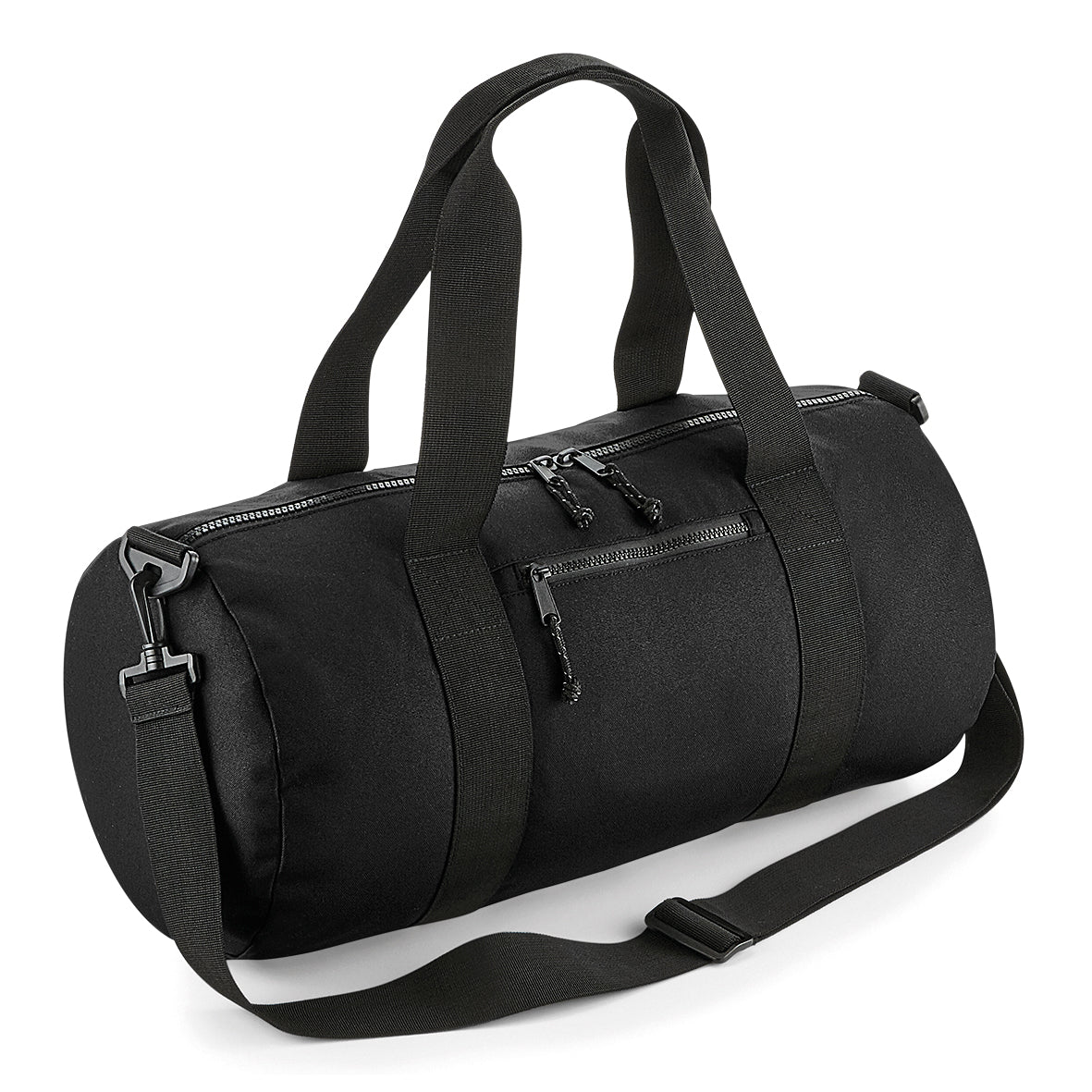 Bagbase Recycled Barrel Bag 20L Zippered Compartment Adjustable Strap Eco