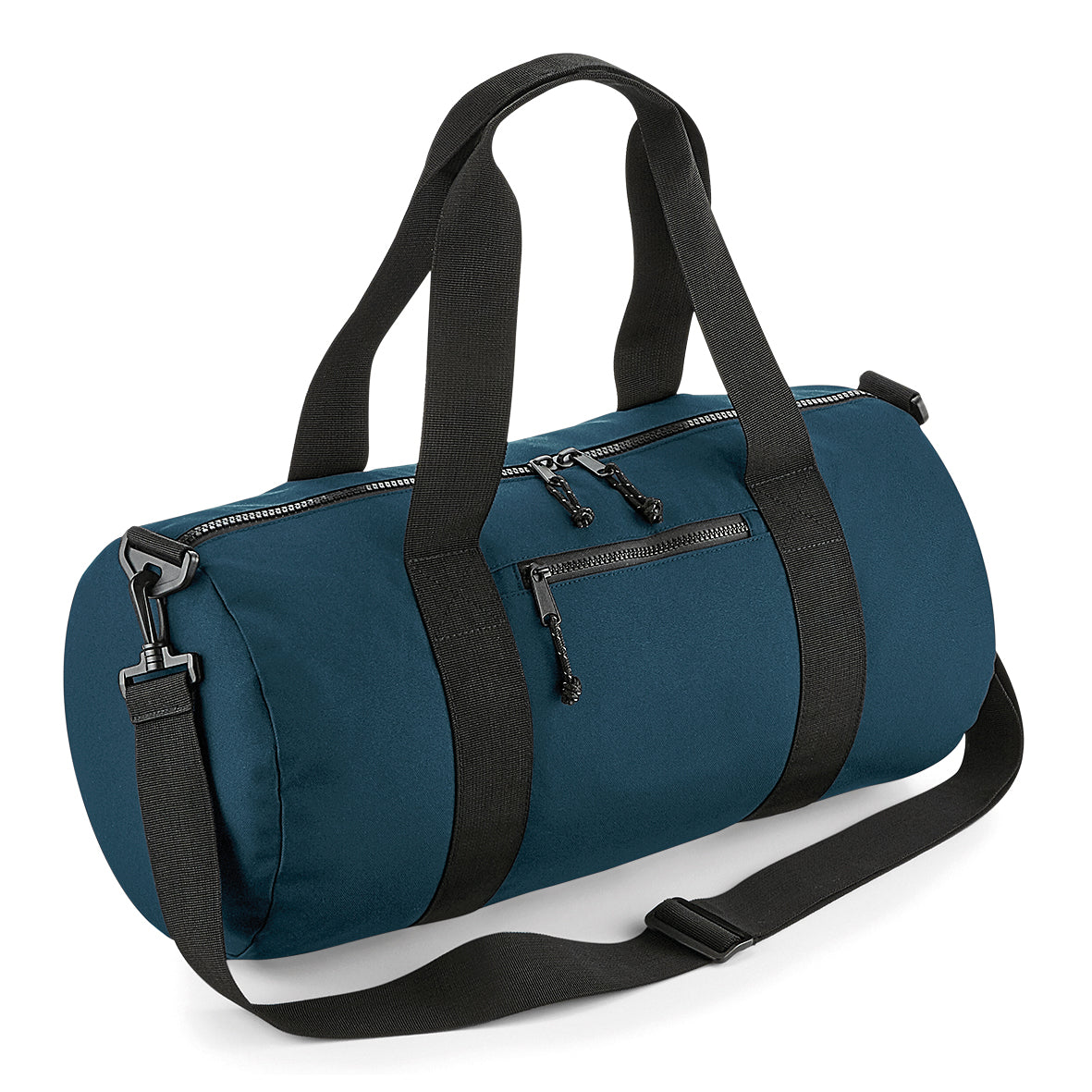 Bagbase Recycled Barrel Bag 20L Zippered Compartment Adjustable Strap Eco