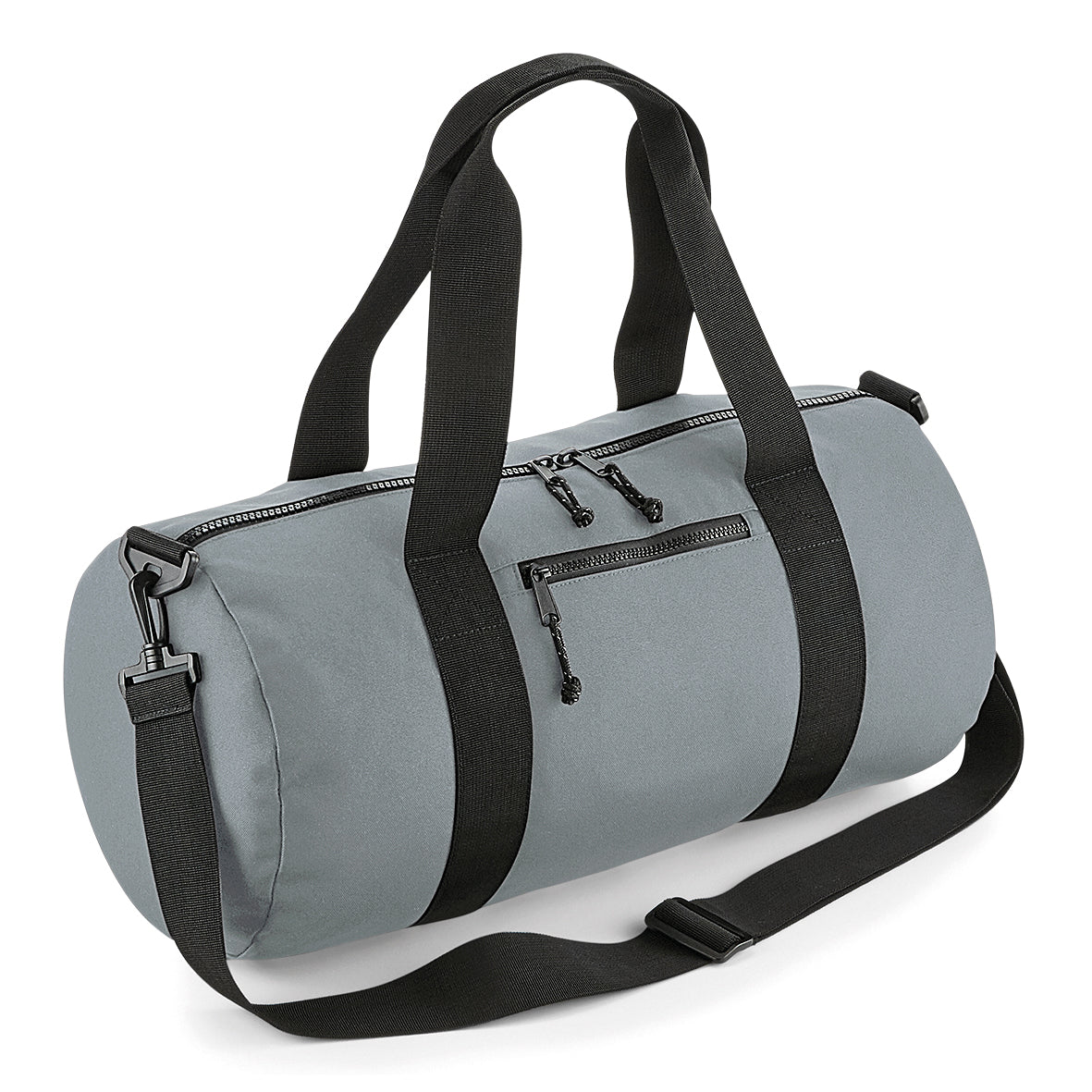 Bagbase Recycled Barrel Bag 20L Zippered Compartment Adjustable Strap Eco