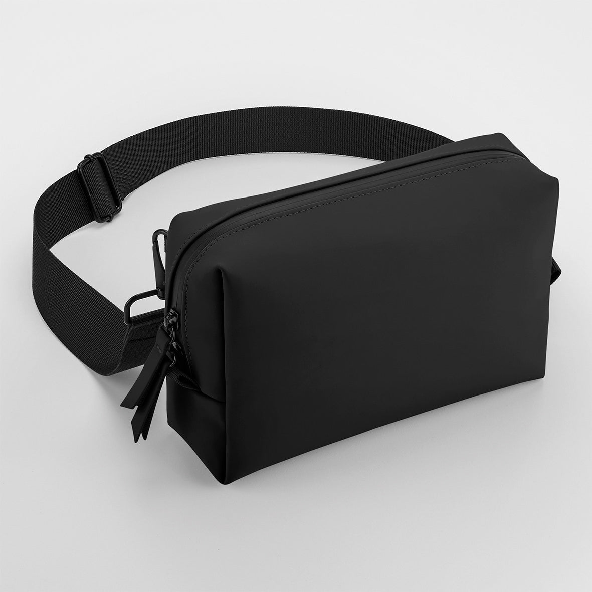 Bagbase Matte PU Cross-Body Bag Water-Repellent Adjustable Strap 1L Capacity