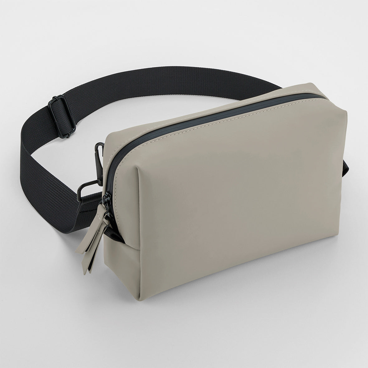 Bagbase Matte PU Cross-Body Bag Water-Repellent Adjustable Strap 1L Capacity